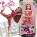 Barbie Made to Move Кукла Барби тренираща йога с червена коса GXF07